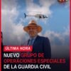grupo de operaciones especiales: elementos de la Guardia Civil en formación táctica con equipo blindado y armamento en