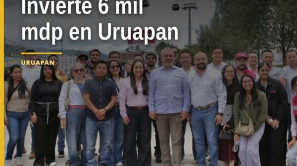 inversión histórica uruapan: el gobernador Bedolla supervisando obras como el teleférico y el paso elevado 'Carlos Manzo' en