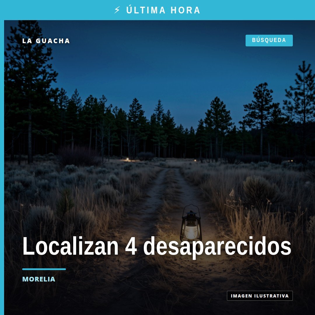 Imagen simbólica de cuatro siluetas humanas junto a un mapa de Michoacán y Jalisco, representando la localización de
