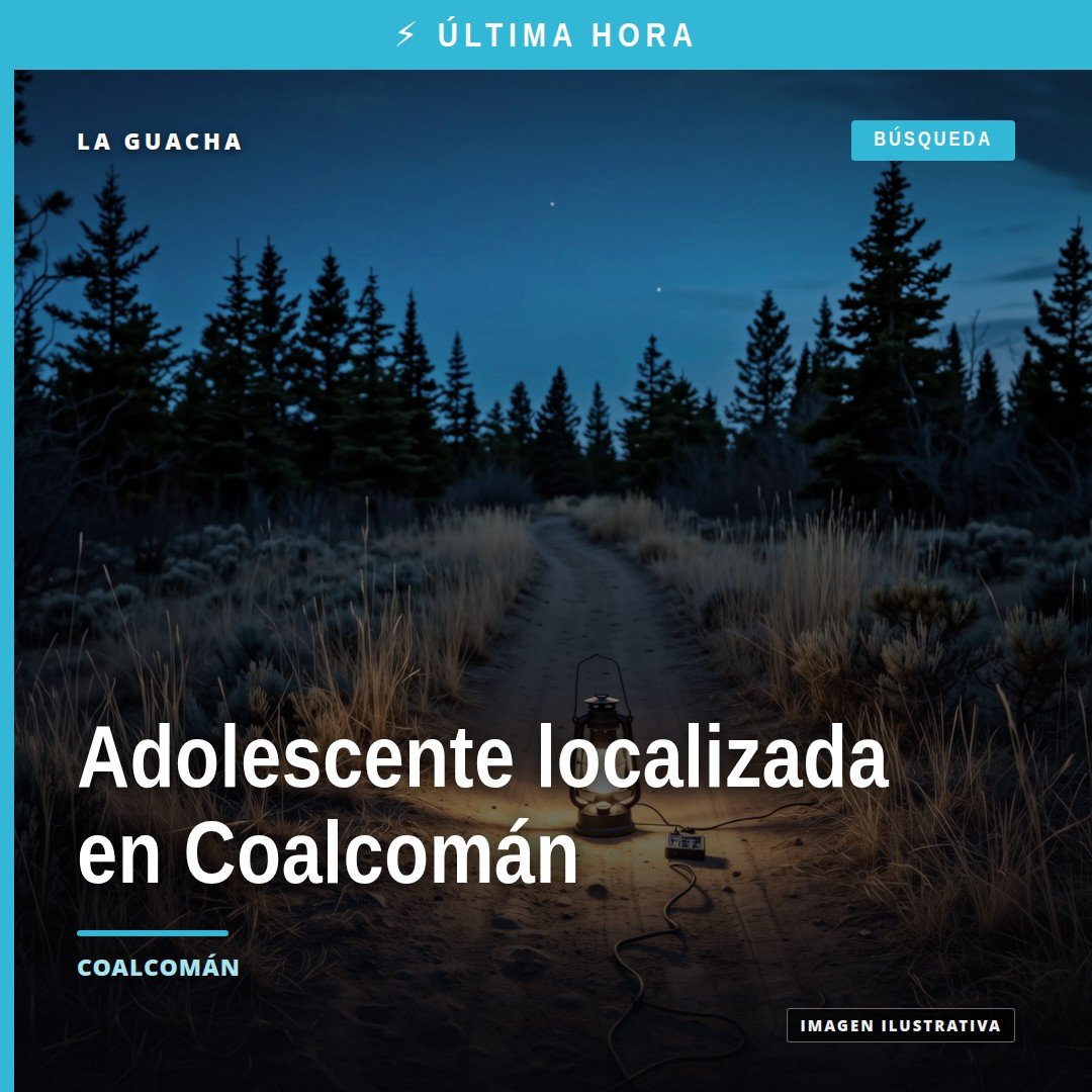 Imagen ilustrativa de una joven adolescente caminando con expresión tranquila en una calle urbana de Coalcomán, Michoacán —