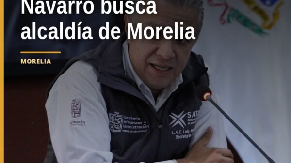 Luis Navarro, moreliano nato y exsecretario de Finanzas, anuncia su candidatura a la alcaldía de Morelia