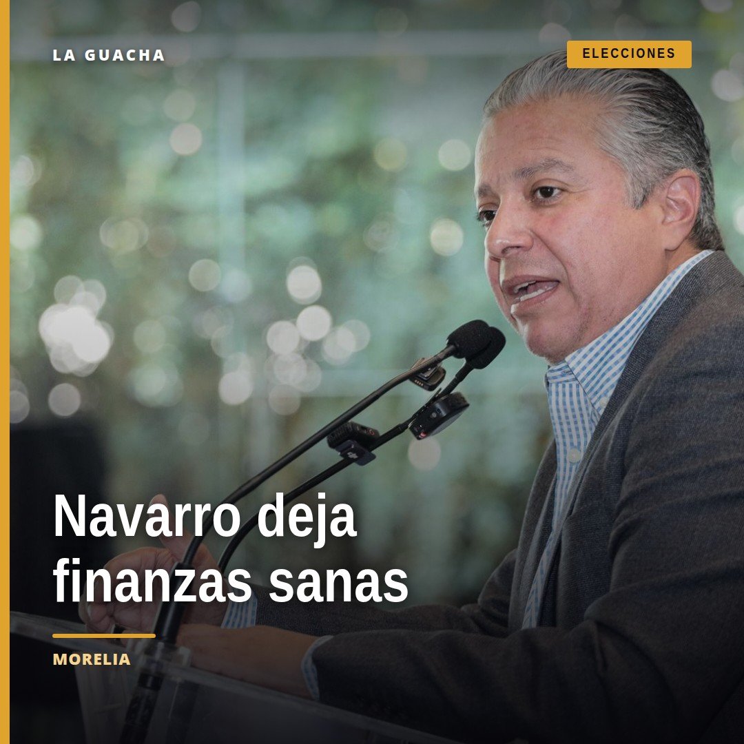 Luis Navarro García hablando con expresión firme y serena en sus oficinas de la SFA en Morelia, con la frase 'frente en alto