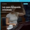 Diputada Grecia Aguilar Mercado hablando en el Congreso del Estado de Michoacán sobre la nueva ley de búsqueda inmediata