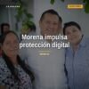 Carlos Torres Piña hablando en un foro en Morelia sobre protección niñas niños jóvenes en plataformas digitales