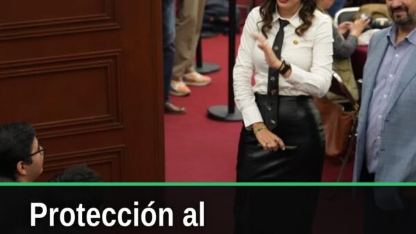 Diputada Sandra Arreola Ruiz presentando iniciativa sobre animal comunitario michoacán en el Congreso del Estado en Morelia