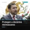 Reyes Galindo Pedraza presenta iniciativa docentes michoacán en el Congreso de Michoacán en Morelia