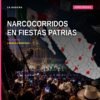 Escenario con micrófono y bandera mexicana, simbolizando presentaciones de narcocorridos fiestas patrias en municipios como