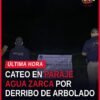 Equipo de la Fiscalía Michoacán y peritos especializados realizando cateo en terreno boscoso del Paraje Agua Zarca en