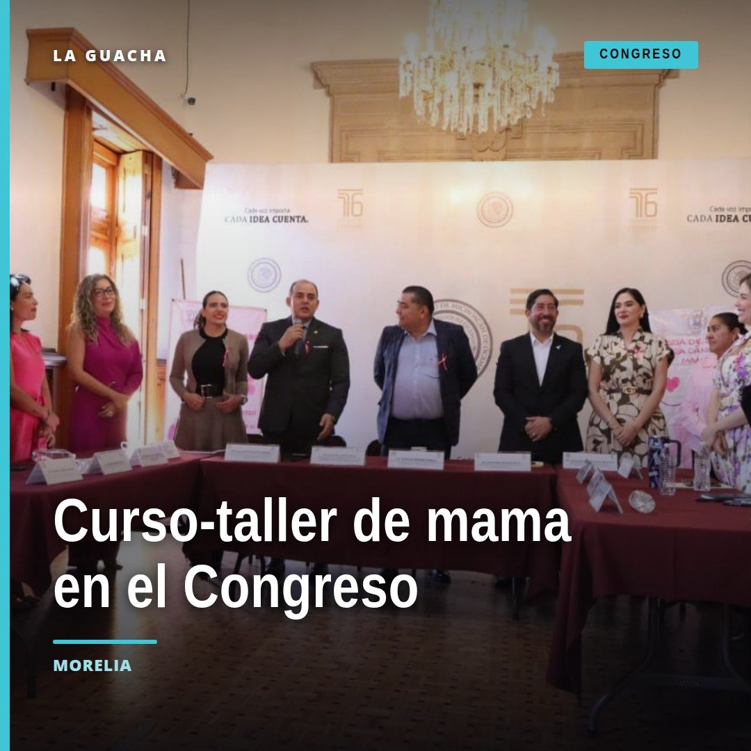 Grupo de mujeres trabajadoras del Congreso del Estado participando en el curso-taller de prevención cáncer de mama en