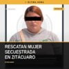 Imagen ilustrativa de operativo policial en zona urbana de Zitácuaro durante rescate de secuestro zitácuaro