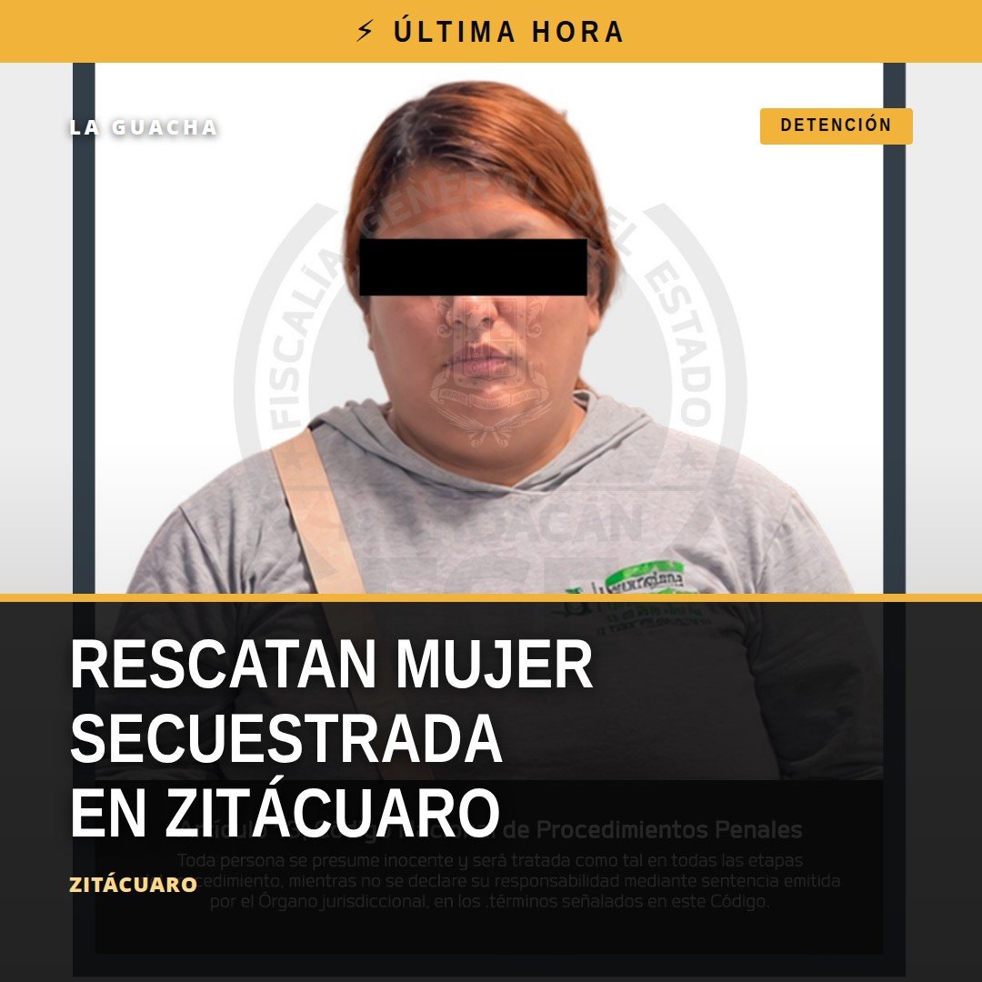 Imagen ilustrativa de operativo policial en zona urbana de Zitácuaro durante rescate de secuestro zitácuaro