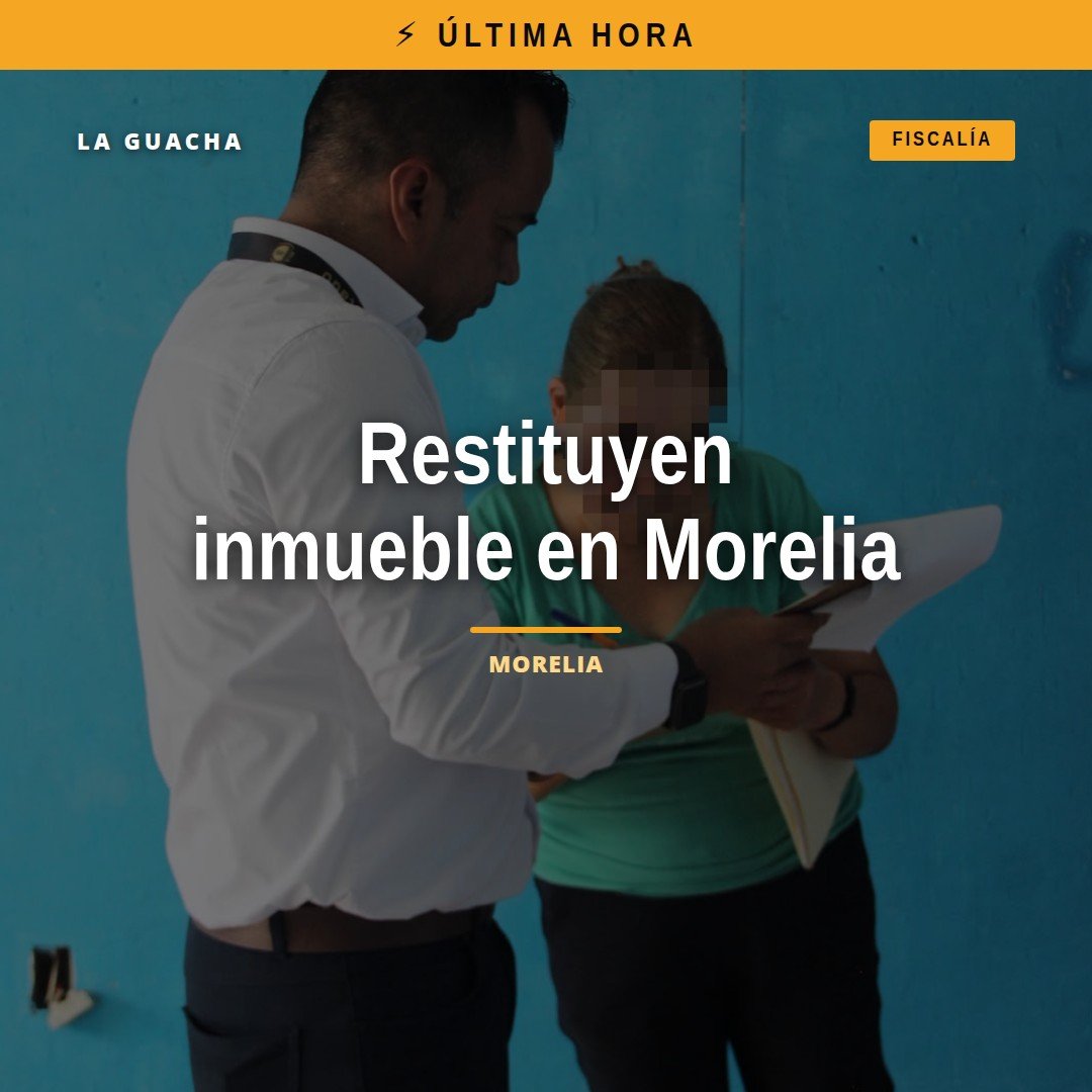 Ilustración simbólica de una llave entregada frente a una casa en Morelia, representando la restitución inmueble morelia