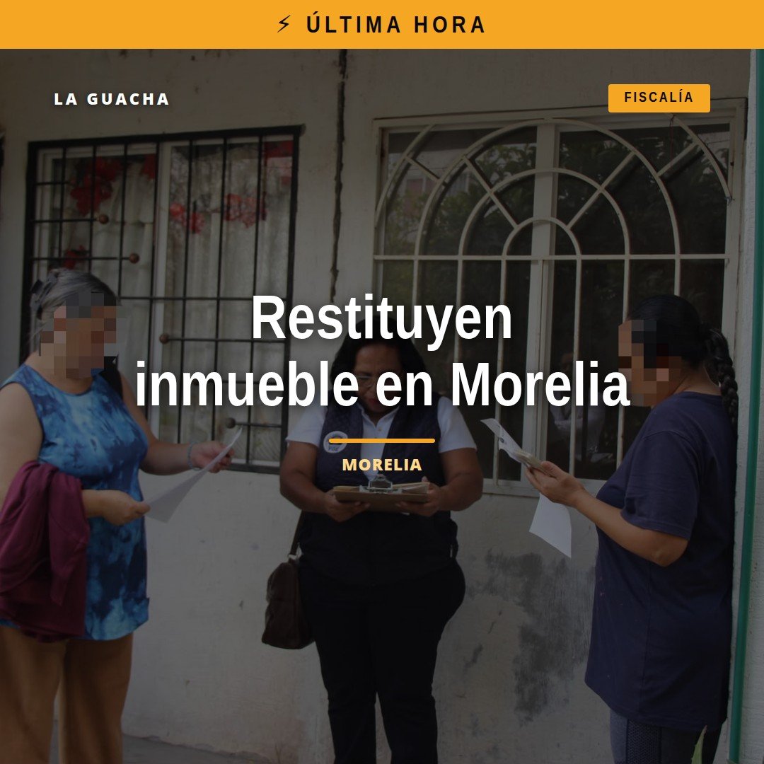 Ilustración simbólica de una llave entregada sobre un plano de casa en Morelia, representando la restitución inmueble morelia