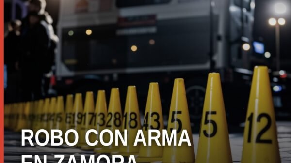 Ilustración simbólica de una obra en construcción en Zamora con elementos que sugieren un robo calificado grave zamora