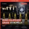 Ilustración simbólica de un robo calificado grave en un establecimiento comercial de Morelia, Michoacán