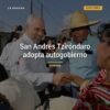 Comunidad de San Andrés Tziróndaro celebrando la aprobación del autogobierno con 808 votos a favor
