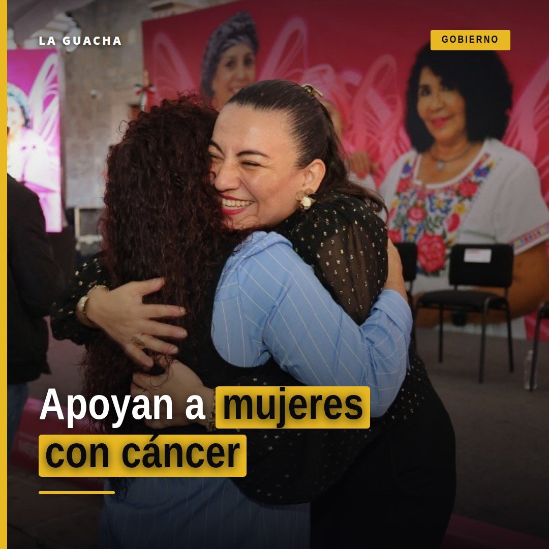 Mujeres con cáncer reciben apoyo de la Sedebi en Morelia, Michoacán, con entrega simbólica de apoyos y personal médico