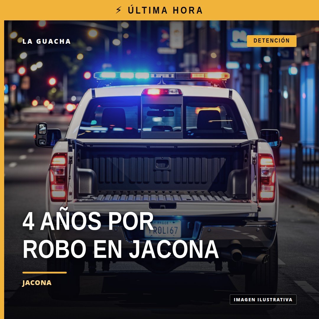 Ilustración simbólica de justicia y robo calificado en Jacona: balanza, puerta de vivienda y objeto punzocortante, con logo