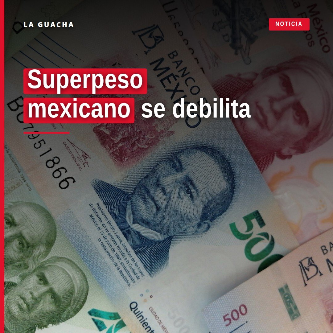 Gráfica mostrando la depreciación del superpeso mexicano en septiembre 2024, con cotización entre 16.8573 y 18.1530 pesos