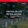 Imagen ilustrativa de la carretera Los Reyes-Jacona tras el tiroteo los reyes-jacona, con presencia de autoridades y
