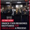 Escena institucional en el Congreso del Estado de Michoacán durante la toma de protesta a síndica y regidores chavinda
