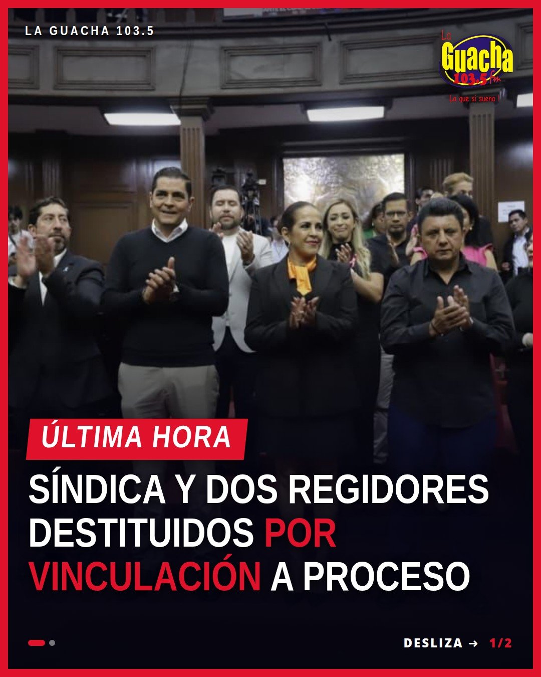 Escena institucional en el Congreso del Estado de Michoacán durante la toma de protesta a síndica y regidores chavinda
