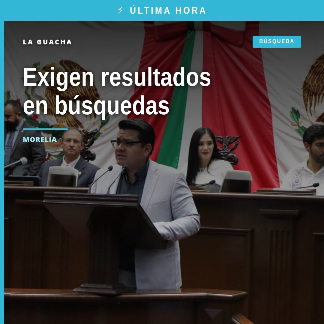 Diputado Toño Carreño Sosa hablando ante micrófonos en Morelia, Michoacán, sobre la búsqueda de personas desaparecidas
