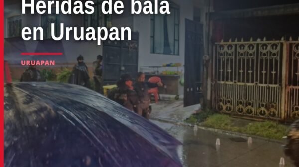 Imagen representativa de la zona del barrio San Pedro en Uruapan donde ocurrieron las heridas de bala uruapan