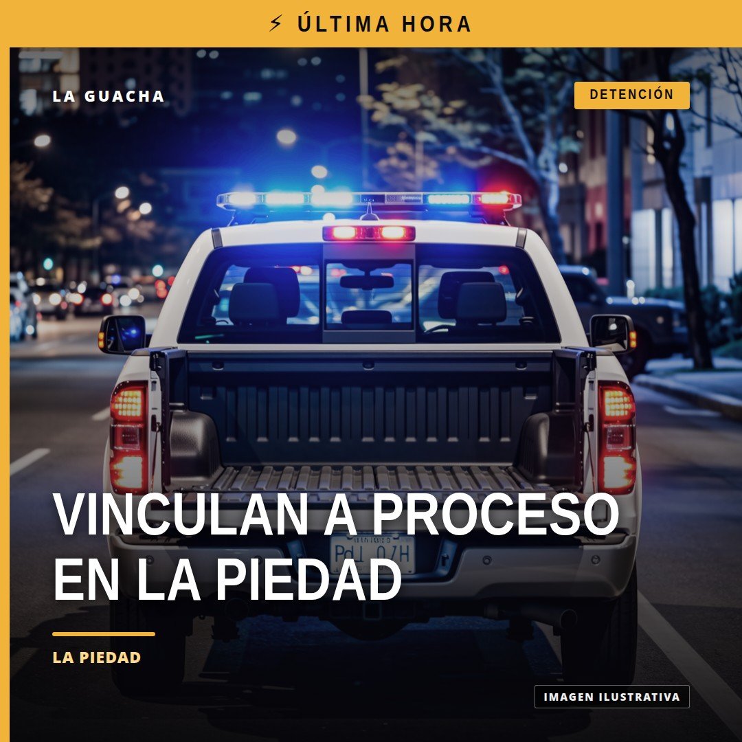 Ilustración simbólica de balanza de justicia y documento con sello judicial, representando la vinculación a proceso la piedad