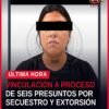 Ilustración simbólica de balanza de justicia y mapa de Michoacán con marcadores en Uruapan y Zinapécuaro, relacionada con