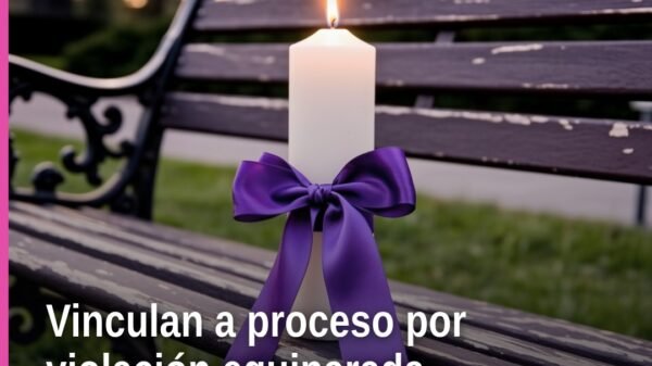 Ilustración simbólica de justicia y protección infantil con fondo azul y balanza, representando la tentativa de violación